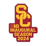 USC Trojans Big 10 Inagural Season Cardinal Acrylica Magnet